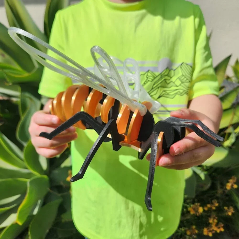 Bee Model Honeybee 3D Puzzle Honey Bees Classroom Science STEM Craft Insect Bugs
